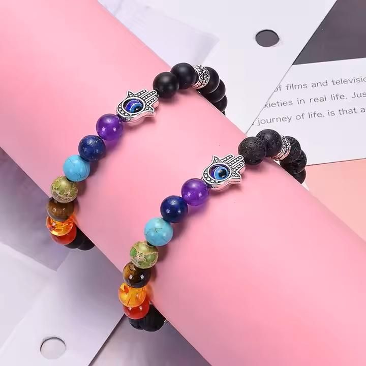 Classic 7 Chakra Energy Bracelet – Balance, Healing & Positive Vibes (Pack of 1)