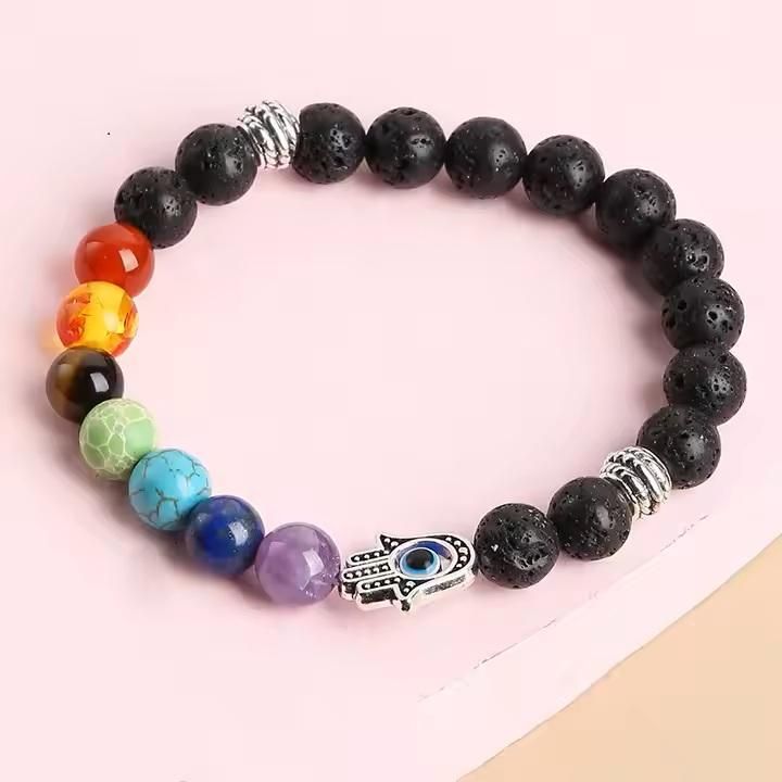 Classic 7 Chakra Energy Bracelet – Balance, Healing & Positive Vibes (Pack of 1)