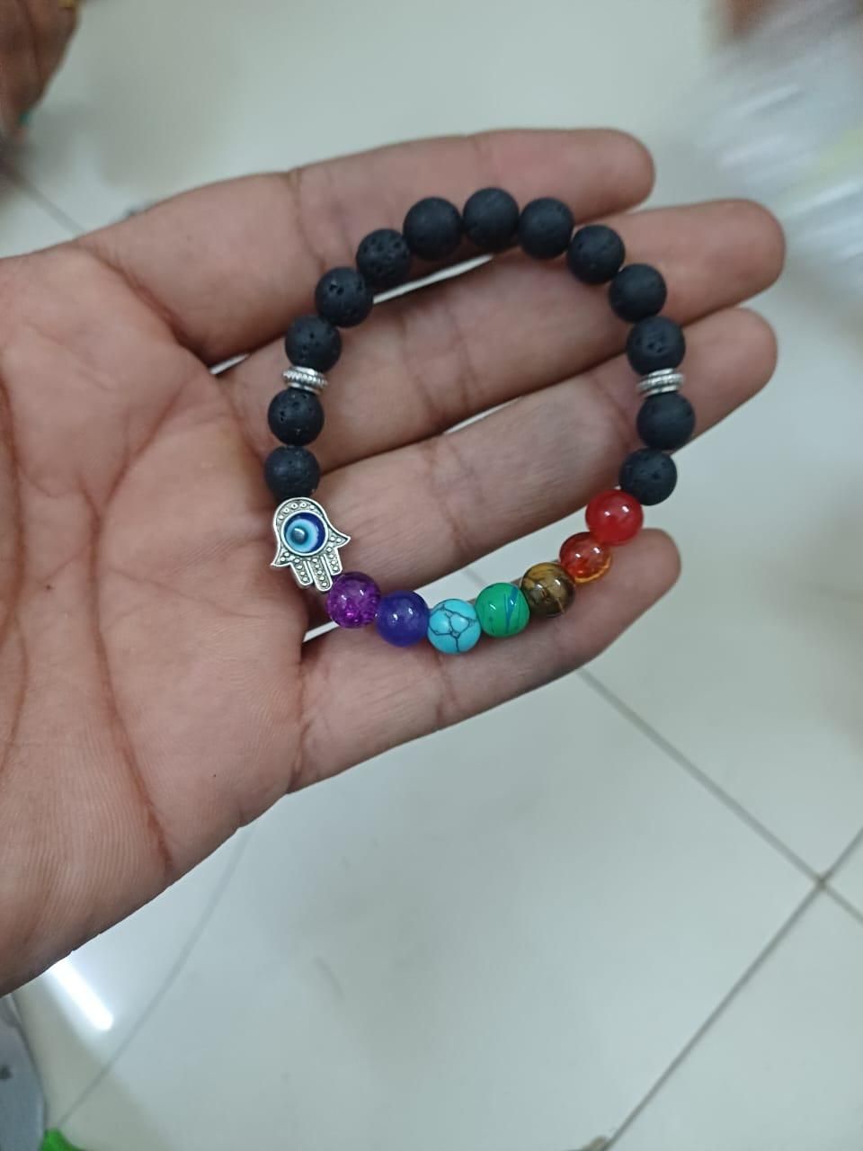 Classic 7 Chakra Energy Bracelet – Balance, Healing & Positive Vibes (Pack of 1)